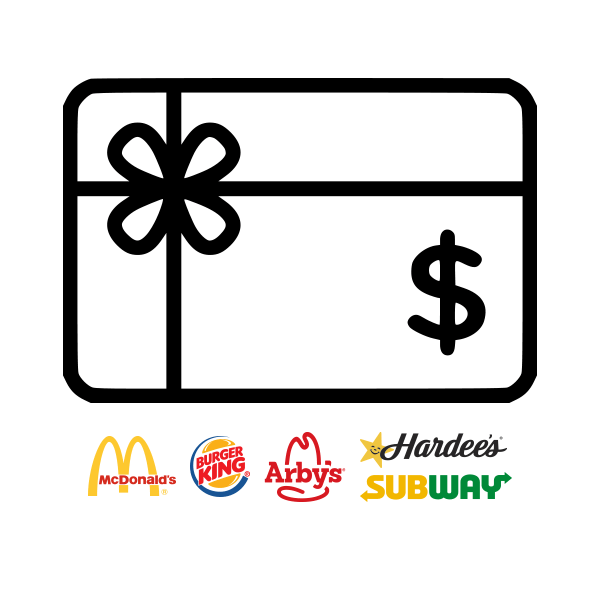 Gift Cards - Fast Food